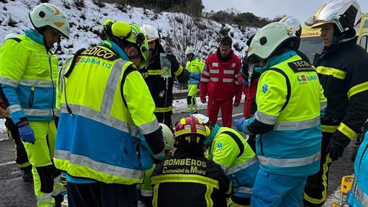 Herida muy grave una mujer tras sufrir un accidente en la A-1 a la ...