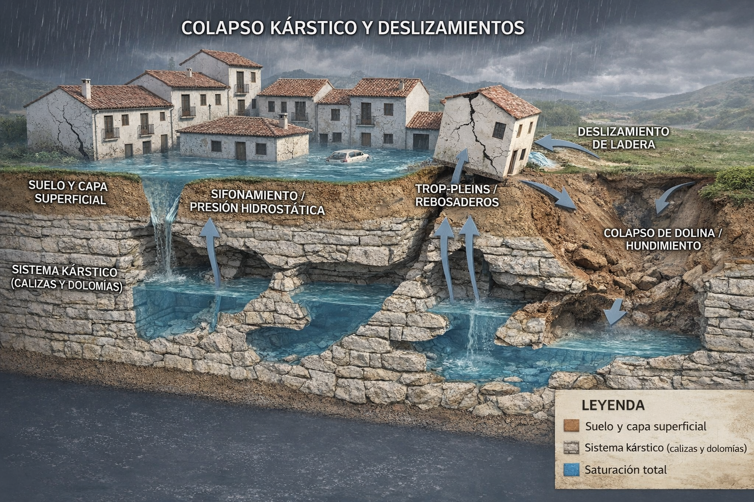 Riesgo de colapso en grazalema: la geología kárstica, clave de una ...