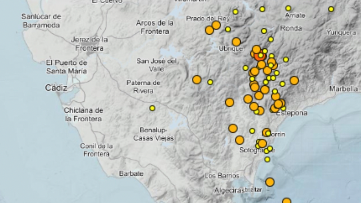 Tres terremotos en El Bosque, Cádiz sentidos por la población