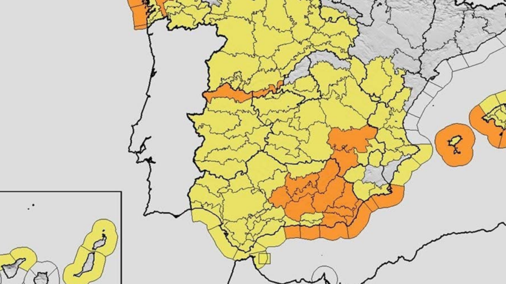 Las lluvias persistirán este jueves en Andalucía, con viento como principal factor adverso