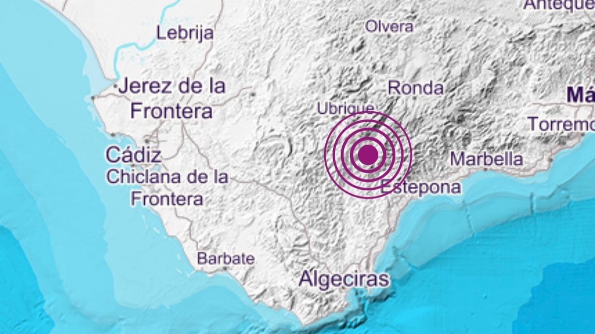 Sentido por la población un nuevo terremoto de magnitud 3,5 con epicentro en Gaucín, Málaga