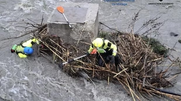 Encuentran el cuerpo sin vida a la mujer desaparecida en Sayalonga tras lanzarse al río Turvilla para salvar a su perro