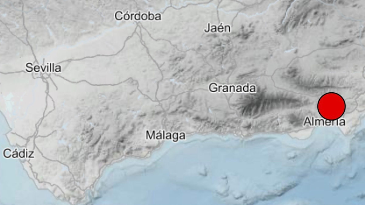 Un terremoto de magnitud 4,3 sacude Almería en la madrugada y se deja sentir en distintos puntos de la provincia