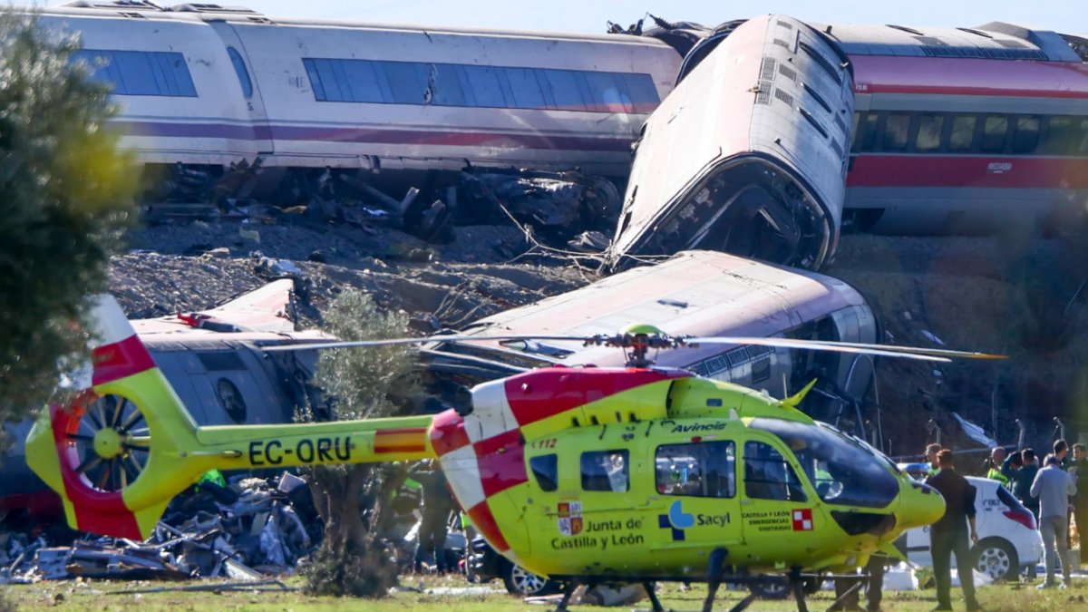 Tragedia ferroviaria en Toledo: 68 muertos y más de 180 heridos tras el choque de un AVE y un tren de Iryo