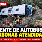 Un accidente de autobús en el Montseny deja 87 afectados, siete de ellos graves, tras caer por un terraplén de 20 metros