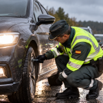 La DGT intensifica los controles de neumáticos y luces antes del invierno: esto es lo que revisará la Guardia Civil