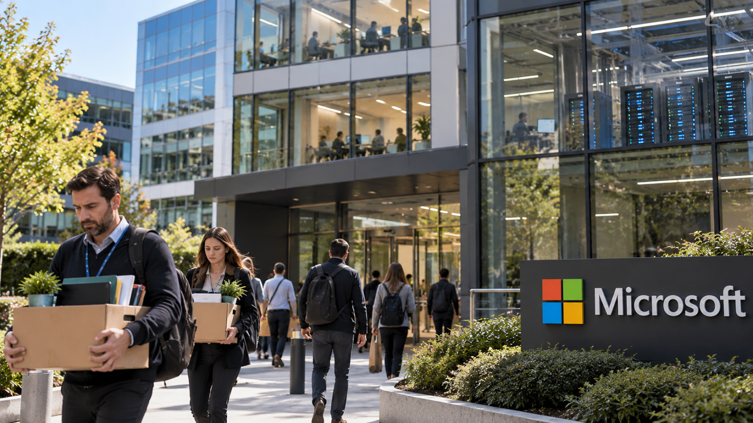 Microsoft ofrece salidas voluntarias a 60.000 empleados, más de una cuarta parte de su plantilla