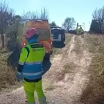 Herido muy grave un motorista de unos 50 años tras salirse de la carretera en El Berrueco