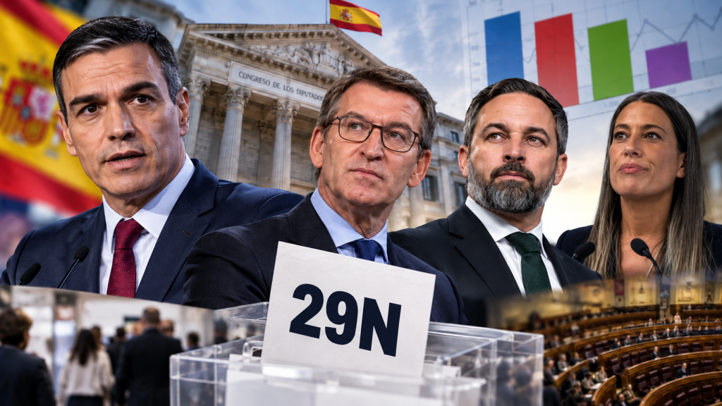 El 29N entra en una semana decisiva con las encuestas, los pactos y la división de la izquierda en el centro del debate