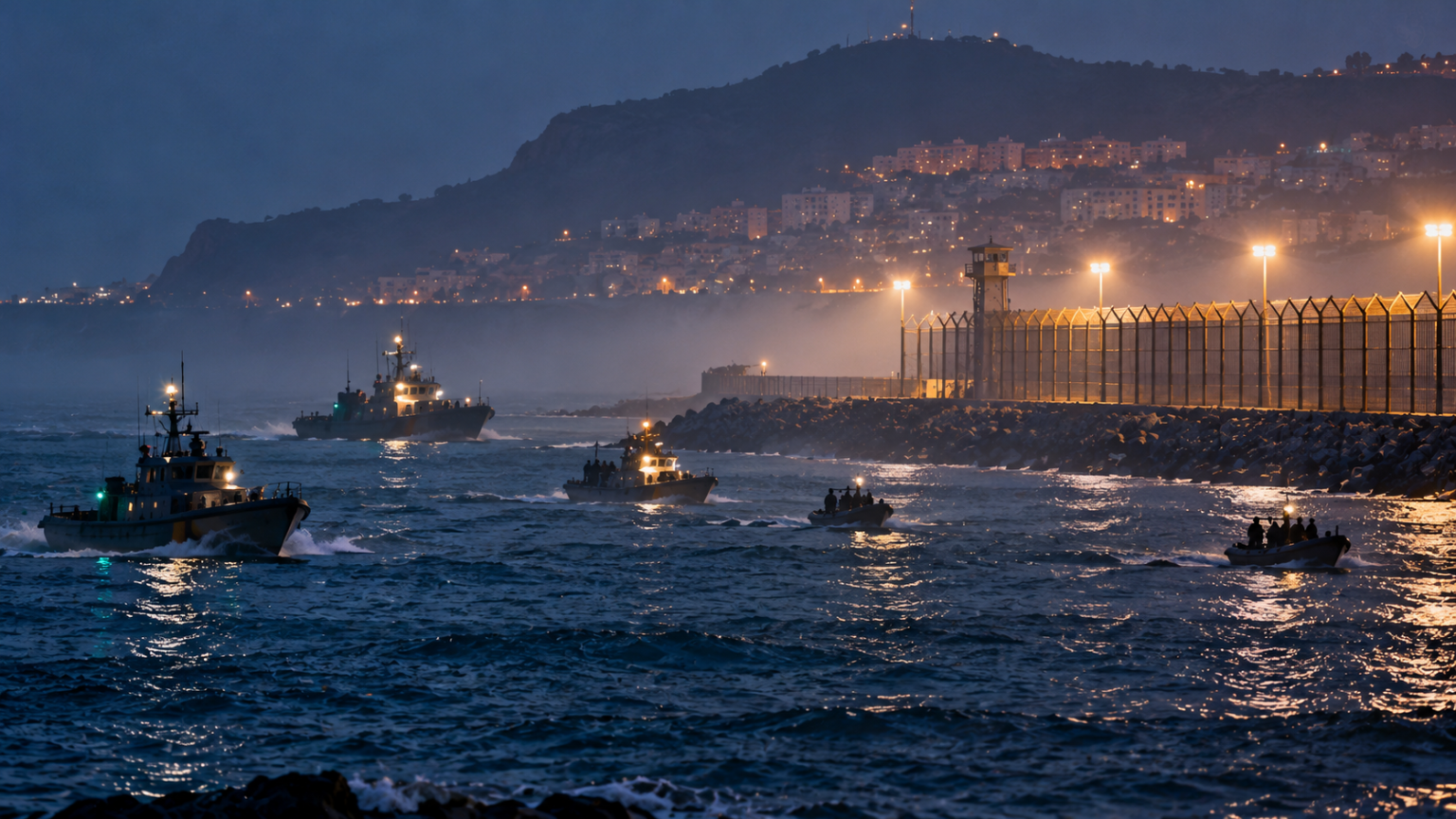 Un mando de la Guardia Civil declara que vio seis embarcaciones marroquíes antes de la entrada masiva en Ceuta