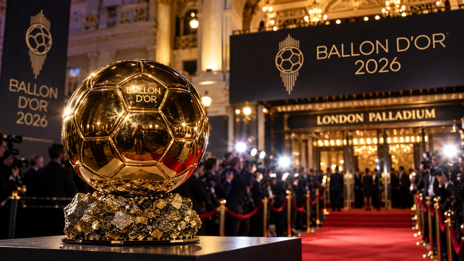 Balón de Oro 2026: horario, dónde ver la gala en directo y principales candidatos al premio