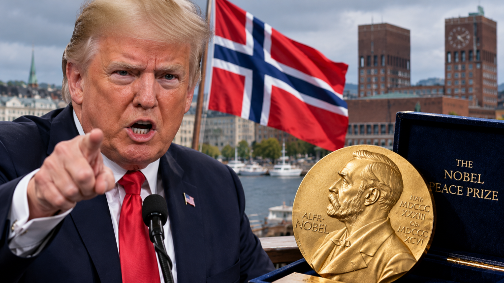Trump arremete contra Noruega por no concederle el Nobel de la Paz y la califica de «país de mierda»