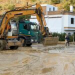 Arcos inicia la recuperación tras una tromba que derribó muros y dañó edificios y vehículos